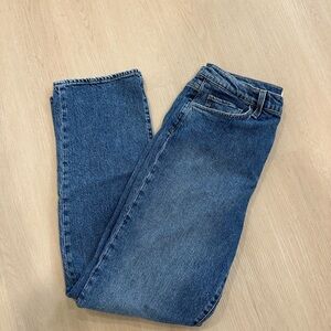 Favorite Daughter The Vivi High Rise Long Straight Jeans Iris Size 31 classic
